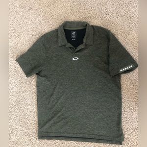 Oakley green polo